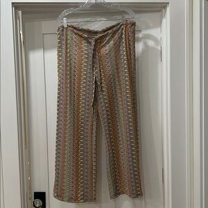 BECCA By Rebecca Virtue wide leg swim cover up pants